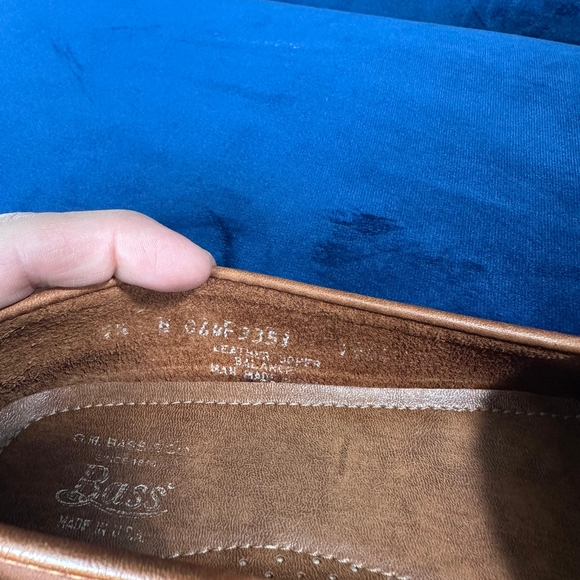 Vintage GH Bass & Co Penny Leather Loafer Shoes Brown Womens 7.5B made in USA - Picture 8 of 12